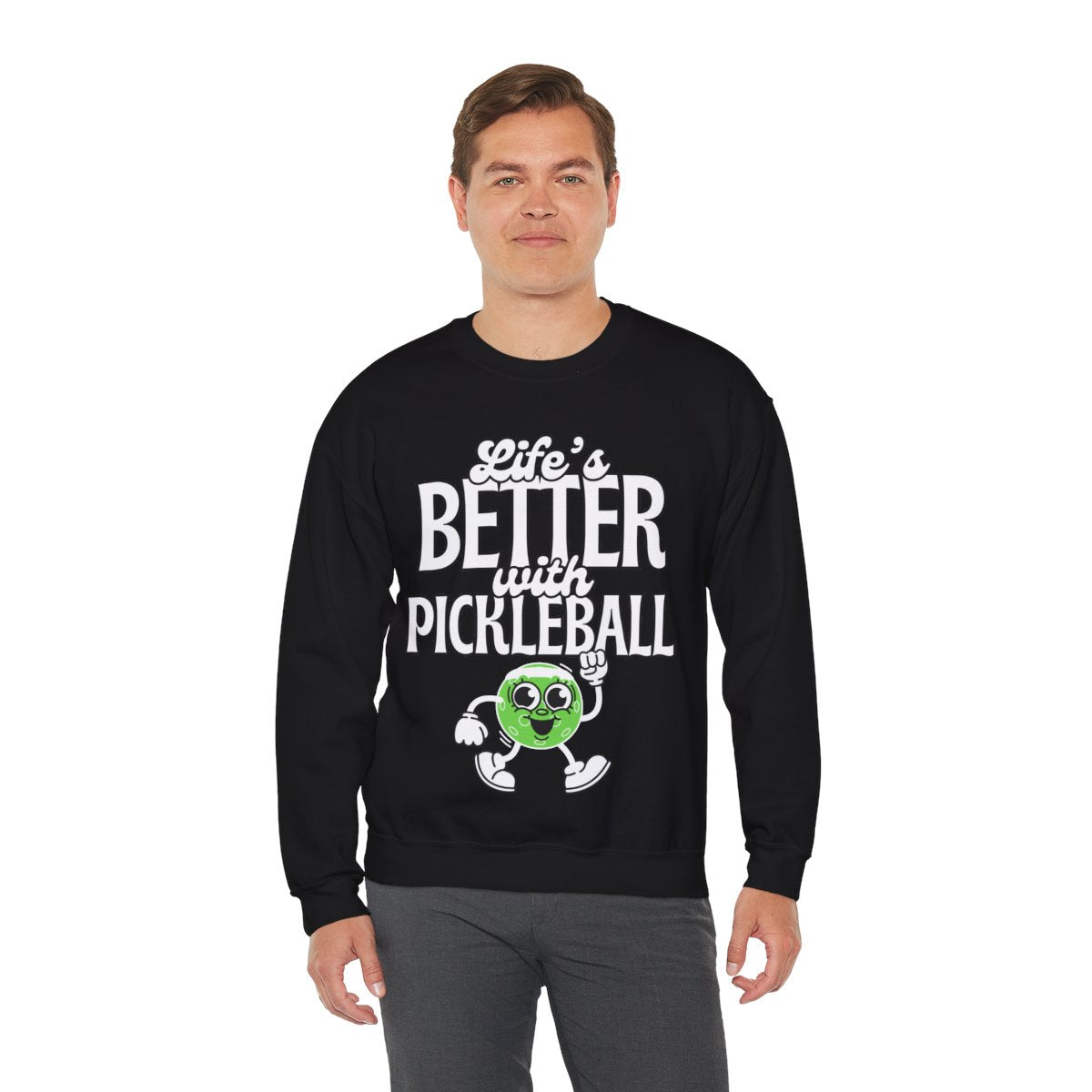 LIFE'S BETTER W/ PICKLEBALL 2 - Pickleball (Sweatshirt) - GRANDSLAM PH