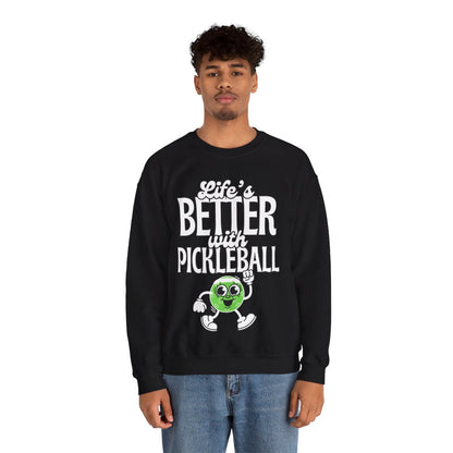 LIFE'S BETTER W/ PICKLEBALL 2 - Pickleball (Sweatshirt) - GRANDSLAM PH