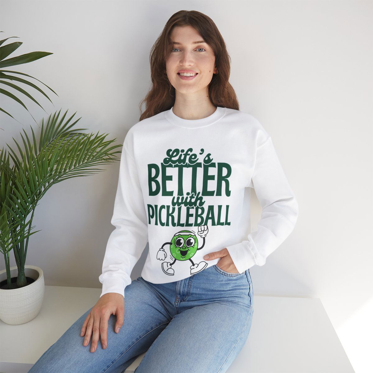 LIFE'S BETTER W/ PICKLEBALL 2 - Pickleball (Sweatshirt) - GRANDSLAM PH