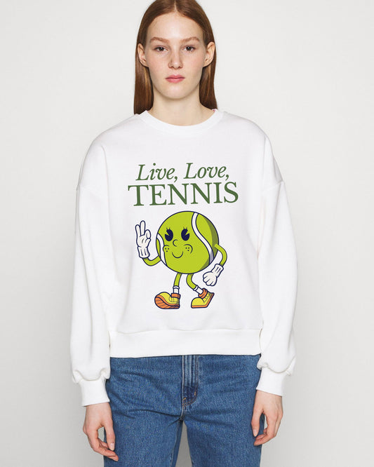 LIVE LOVE TENNIS - Tennis Sweatshirt - GRANDSLAM PH