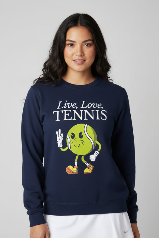 LIVE LOVE TENNIS - Tennis Sweatshirt - GRANDSLAM PH