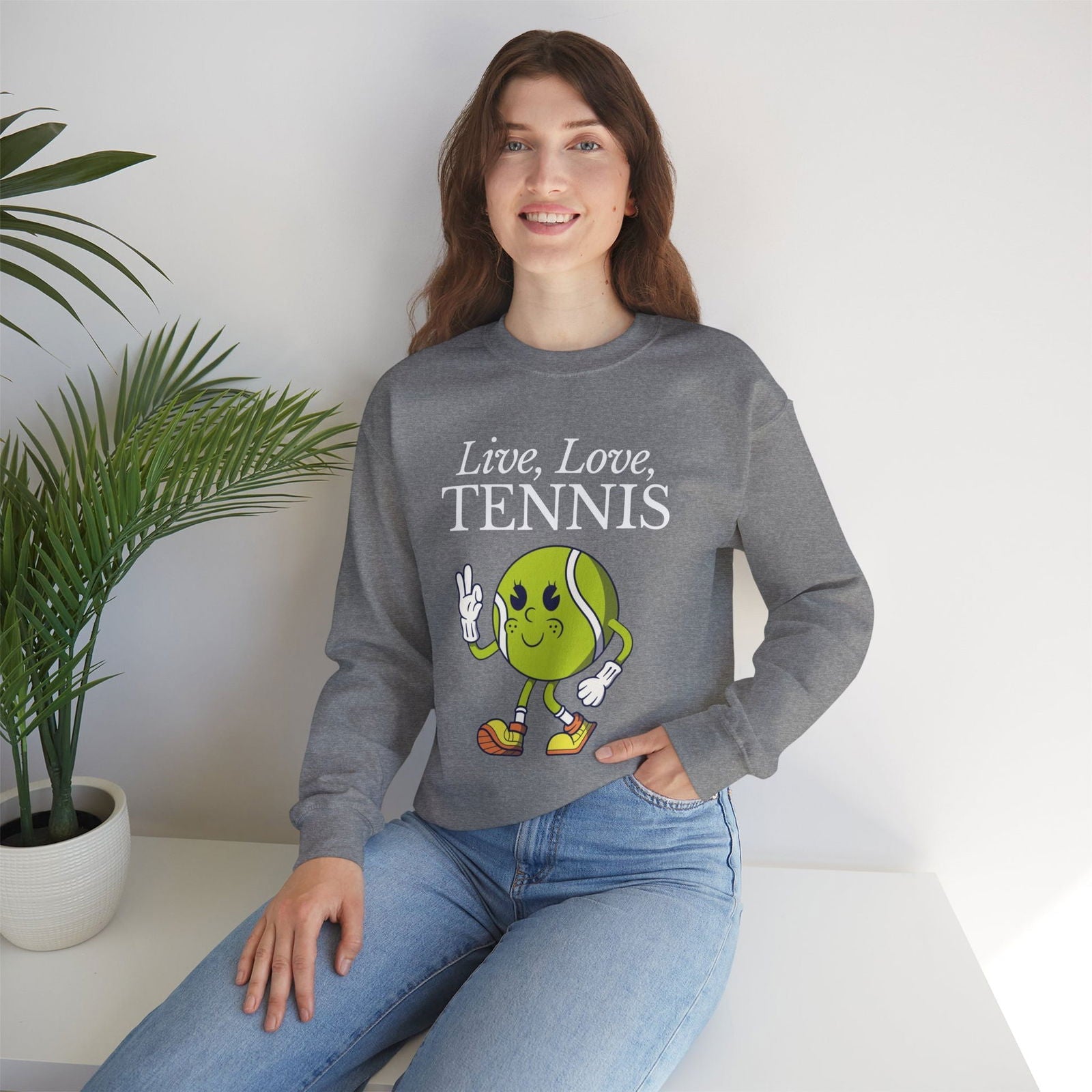 LIVE LOVE TENNIS - Tennis Sweatshirt - GRANDSLAM PH