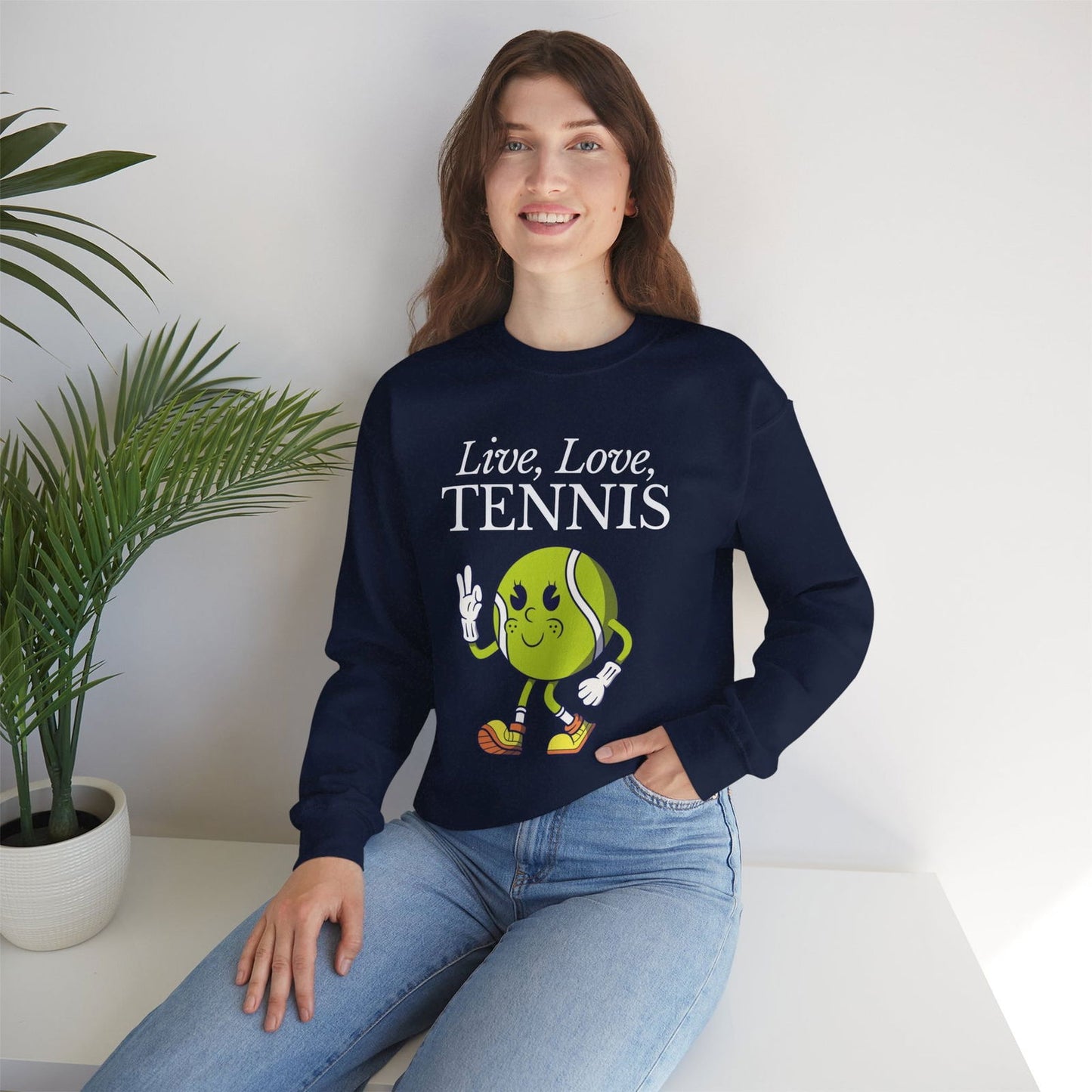 LIVE LOVE TENNIS - Tennis Sweatshirt - GRANDSLAM PH