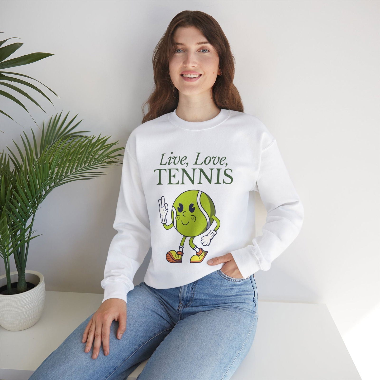 LIVE LOVE TENNIS - Tennis Sweatshirt - GRANDSLAM PH