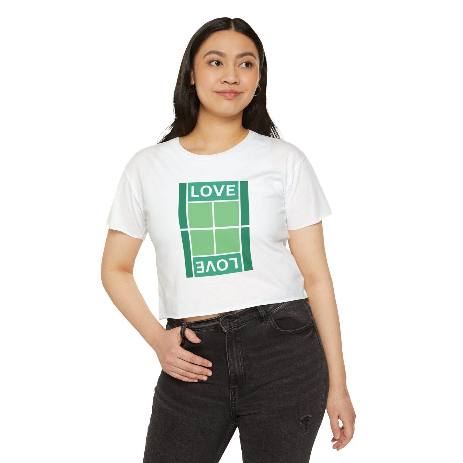 LOVE 3 - Tennis Crop Top - GRANDSLAM PH