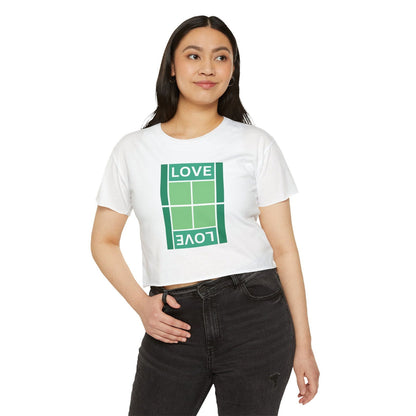 LOVE 3 - Tennis Crop Top - GRANDSLAM PH
