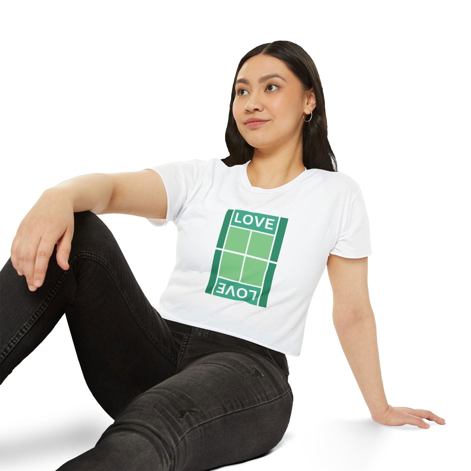LOVE 3 - Tennis Crop Top - GRANDSLAM PH