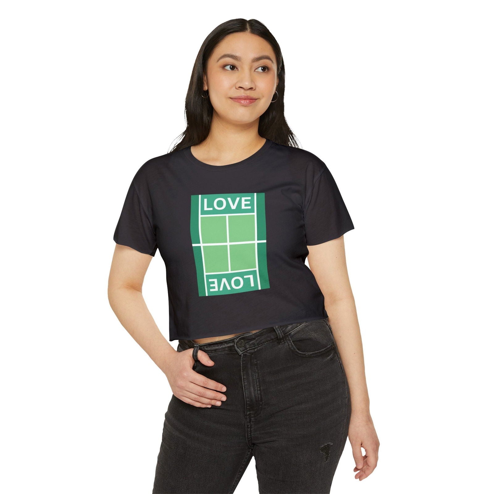 LOVE 3 - Tennis Crop Top - GRANDSLAM PH