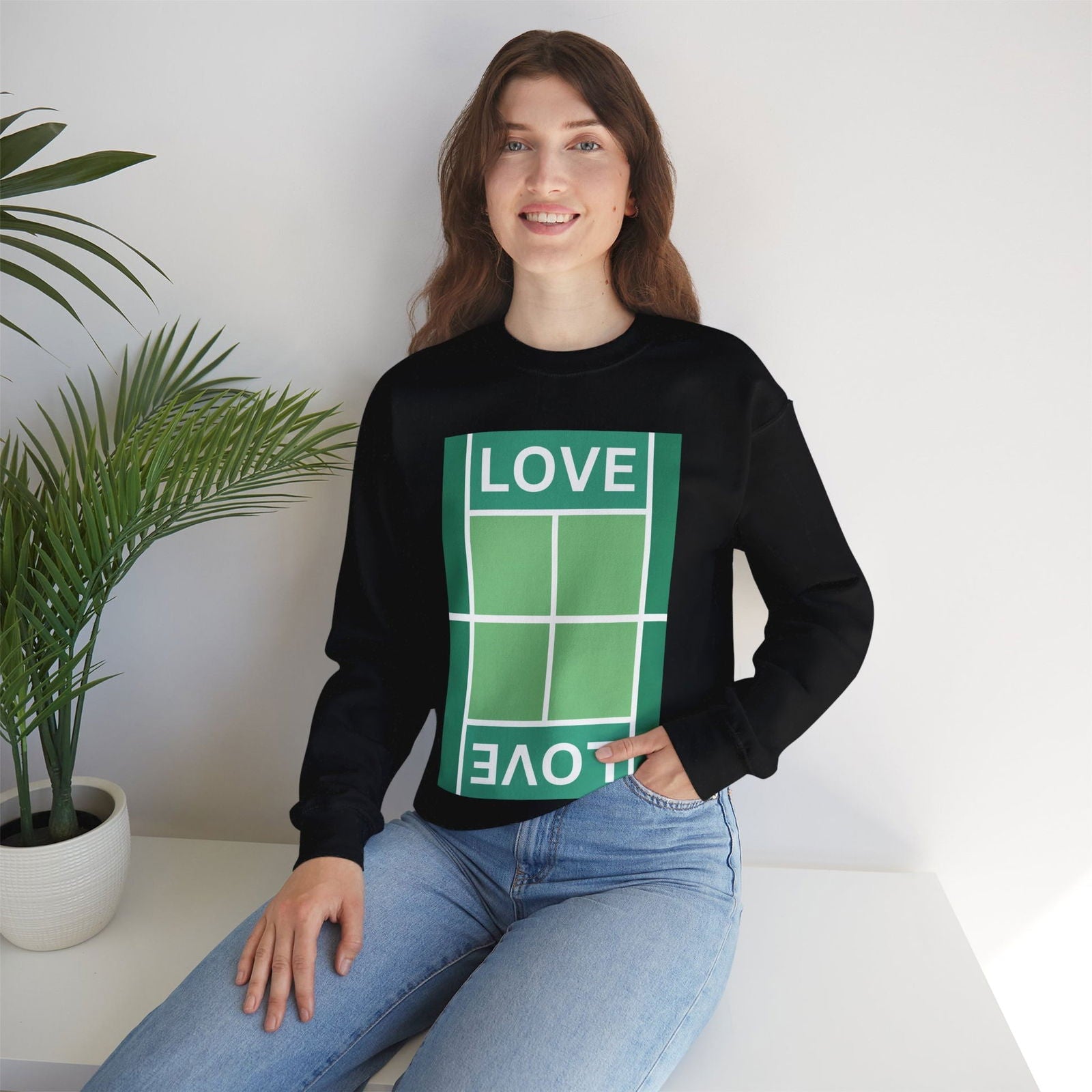 LOVE 3  - Tennis Sweatshirt - GRANDSLAM PH