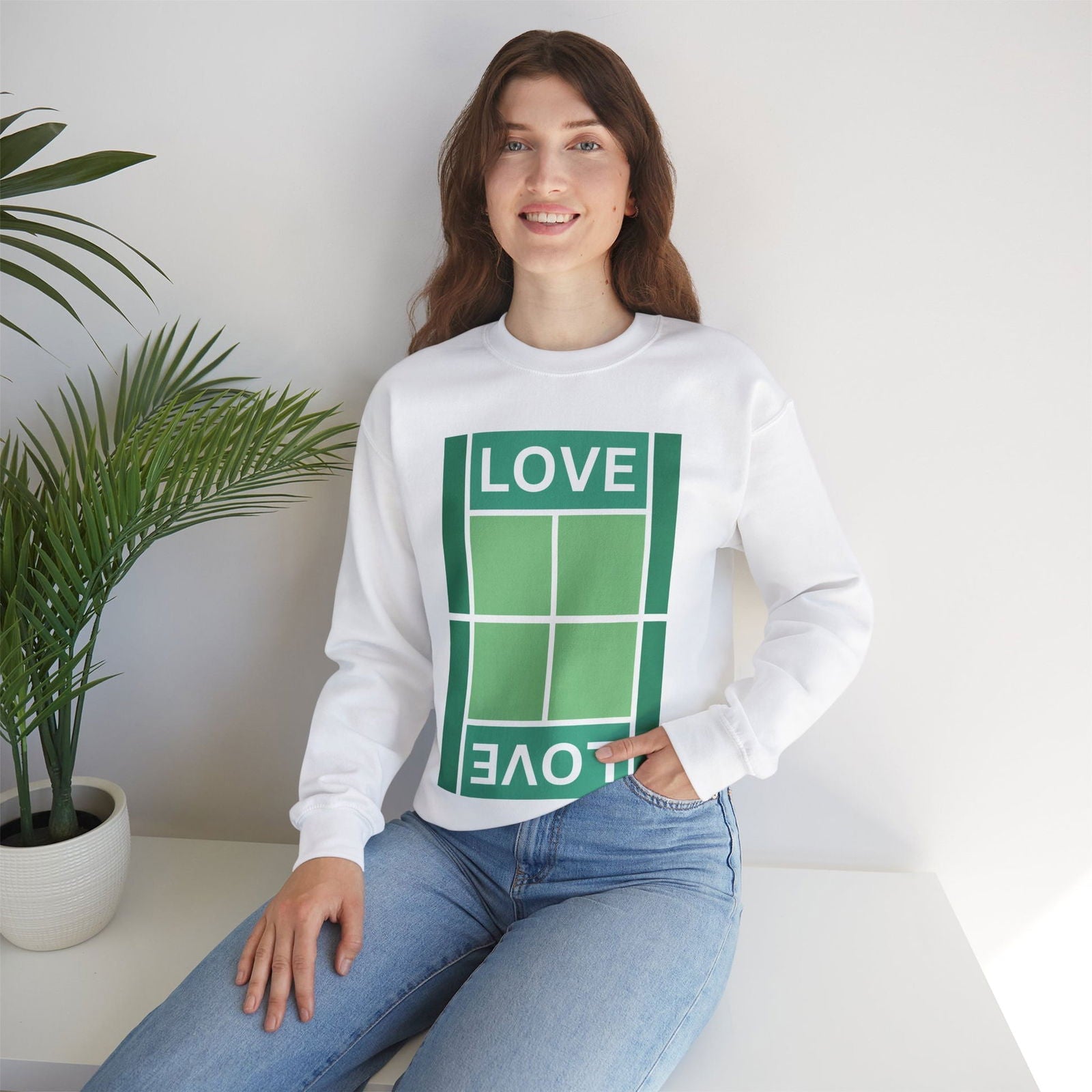 LOVE 3  - Tennis Sweatshirt - GRANDSLAM PH