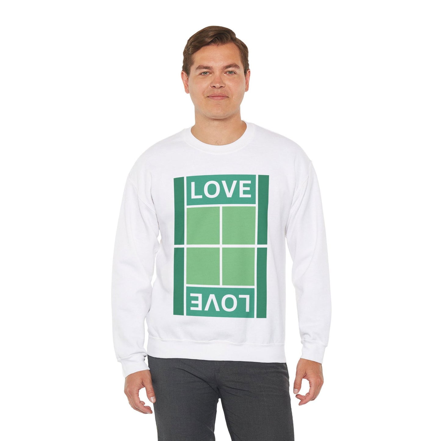 LOVE 3  - Tennis Sweatshirt - GRANDSLAM PH