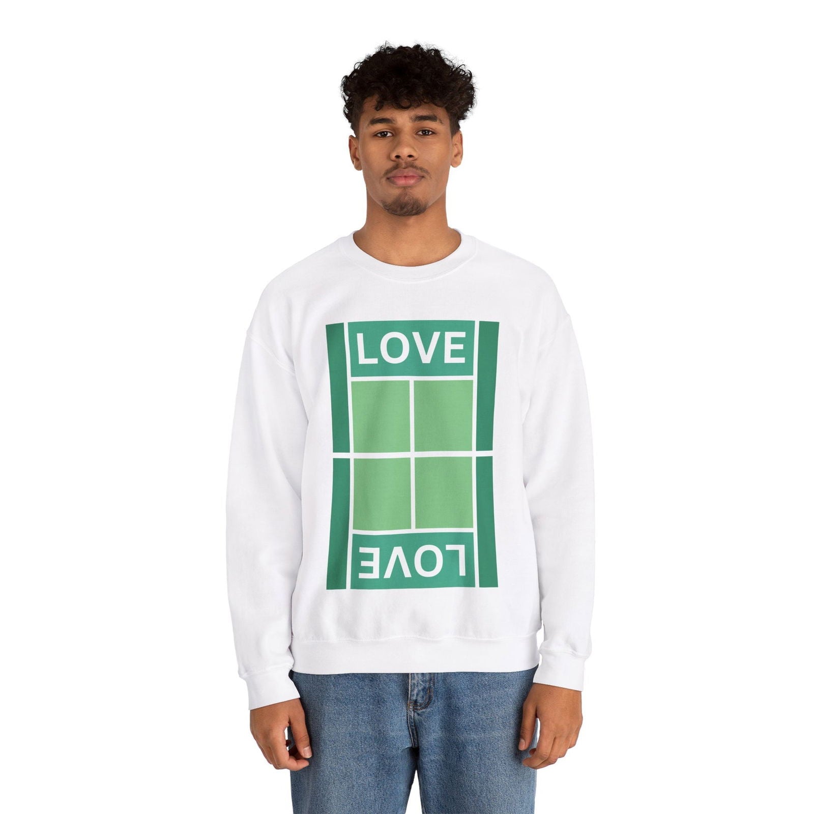 LOVE 3  - Tennis Sweatshirt - GRANDSLAM PH