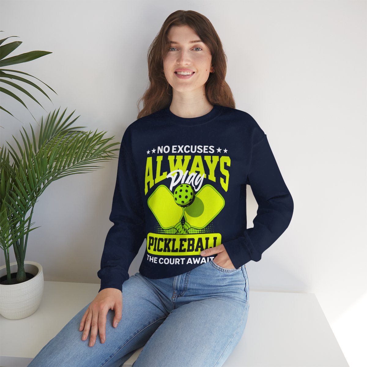 NO EXCUSES - Pickleball (Sweatshirt) - GRANDSLAM PH