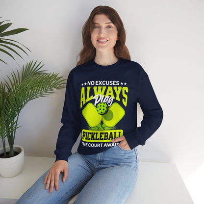 NO EXCUSES - Pickleball (Sweatshirt) - GRANDSLAM PH