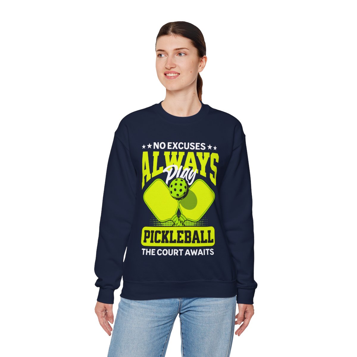 NO EXCUSES - Pickleball (Sweatshirt) - GRANDSLAM PH