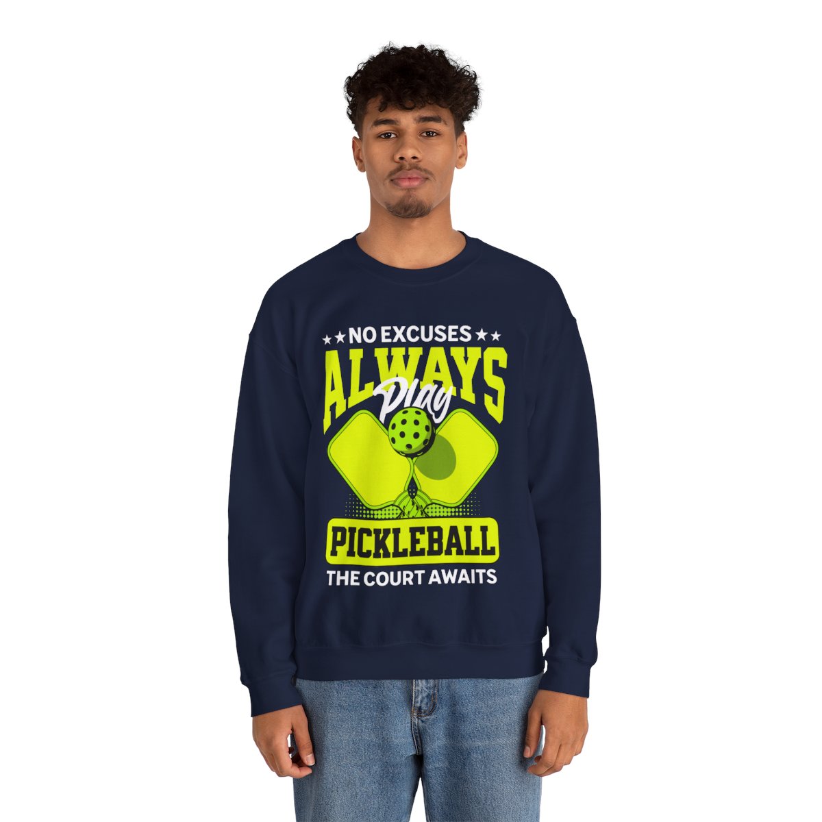 NO EXCUSES - Pickleball (Sweatshirt) - GRANDSLAM PH
