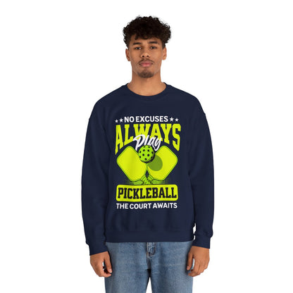 NO EXCUSES - Pickleball (Sweatshirt) - GRANDSLAM PH