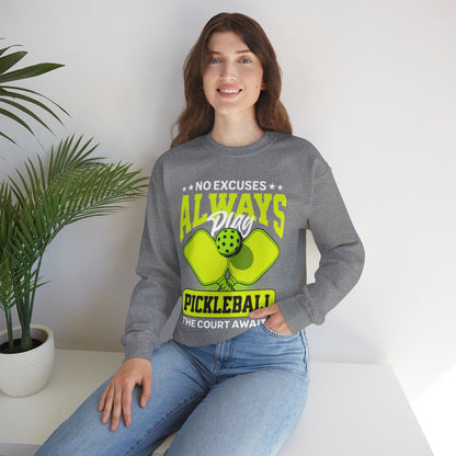 NO EXCUSES - Pickleball (Sweatshirt) - GRANDSLAM PH