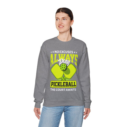 NO EXCUSES - Pickleball (Sweatshirt) - GRANDSLAM PH