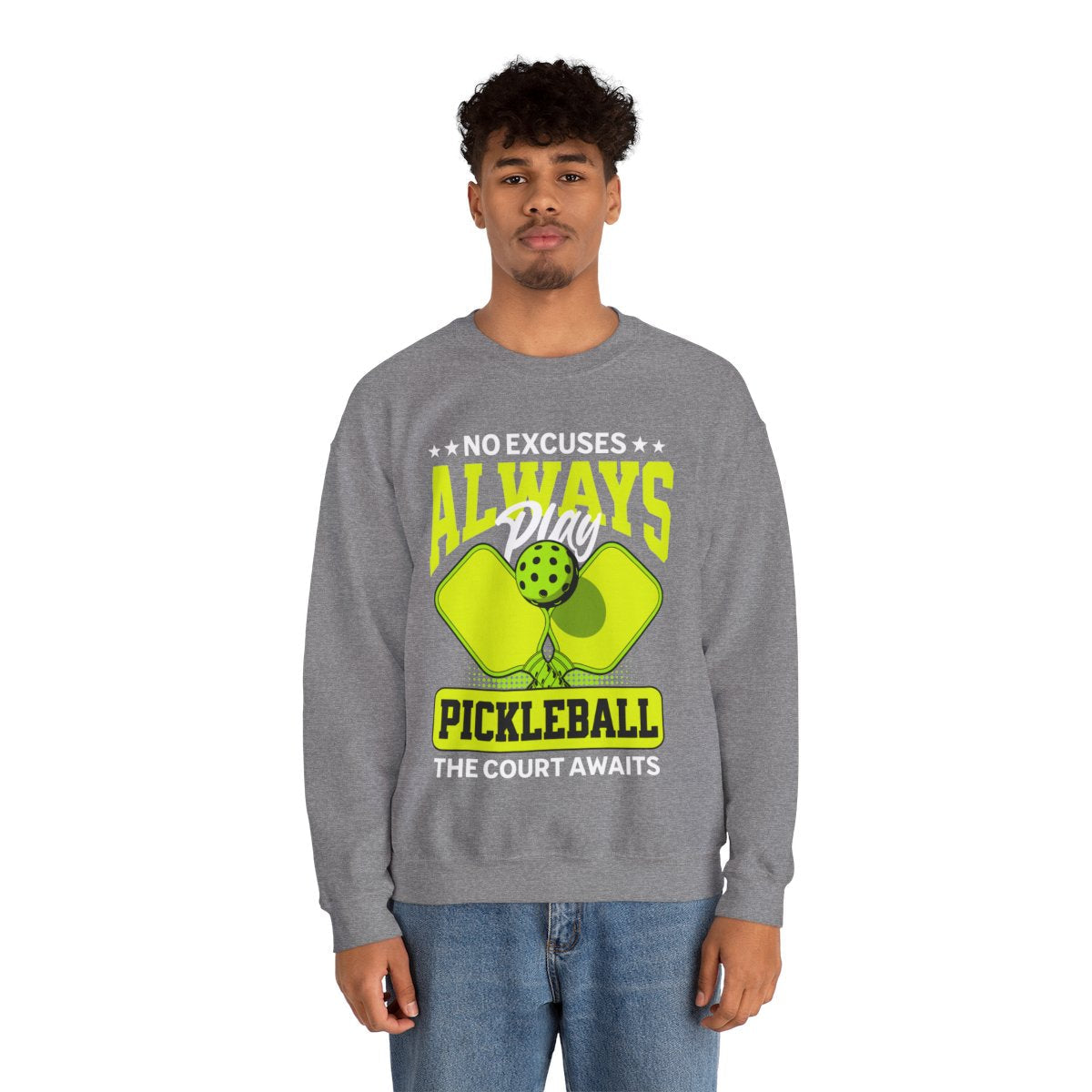NO EXCUSES - Pickleball (Sweatshirt) - GRANDSLAM PH