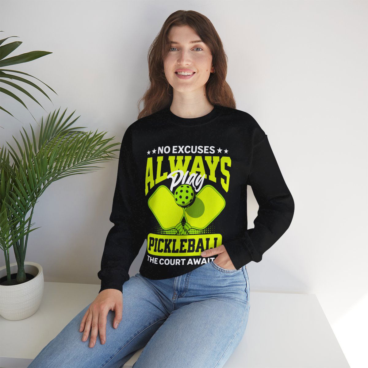 NO EXCUSES - Pickleball (Sweatshirt) - GRANDSLAM PH