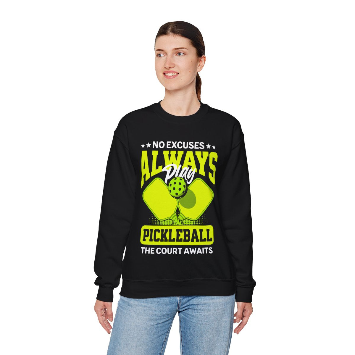 NO EXCUSES - Pickleball (Sweatshirt) - GRANDSLAM PH
