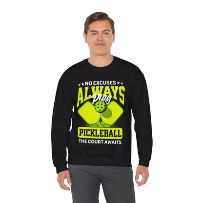 NO EXCUSES - Pickleball (Sweatshirt) - GRANDSLAM PH