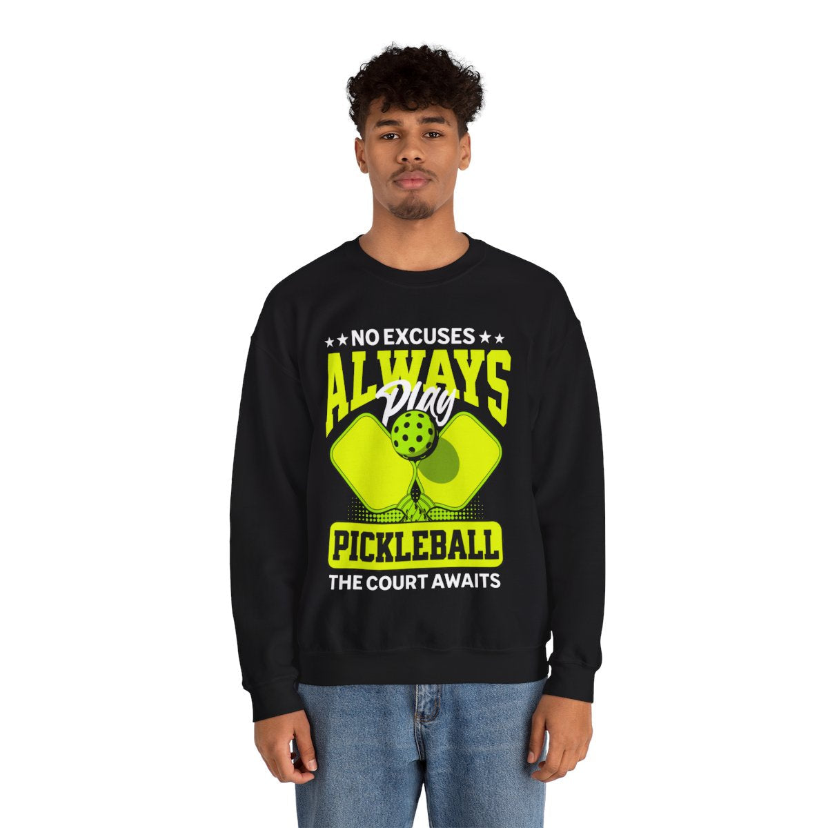 NO EXCUSES - Pickleball (Sweatshirt) - GRANDSLAM PH