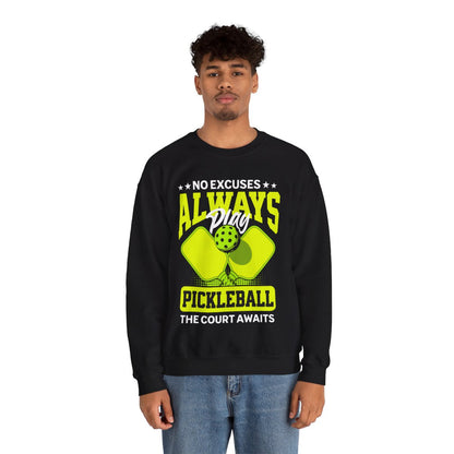 NO EXCUSES - Pickleball (Sweatshirt) - GRANDSLAM PH