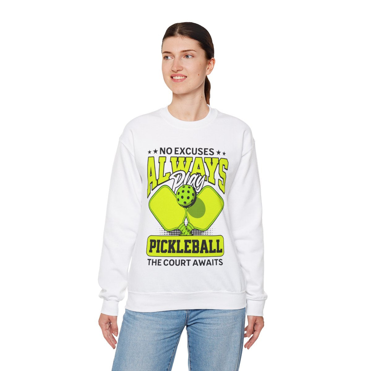 NO EXCUSES - Pickleball (Sweatshirt) - GRANDSLAM PH