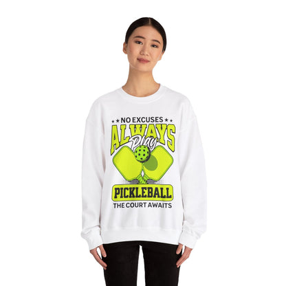 NO EXCUSES - Pickleball (Sweatshirt) - GRANDSLAM PH