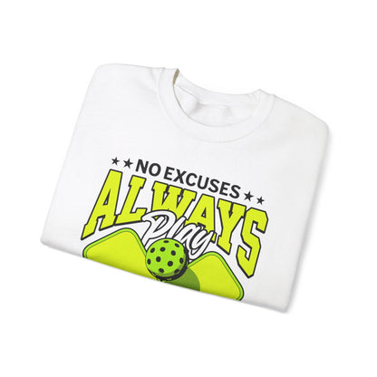 NO EXCUSES - Pickleball (Sweatshirt) - GRANDSLAM PH