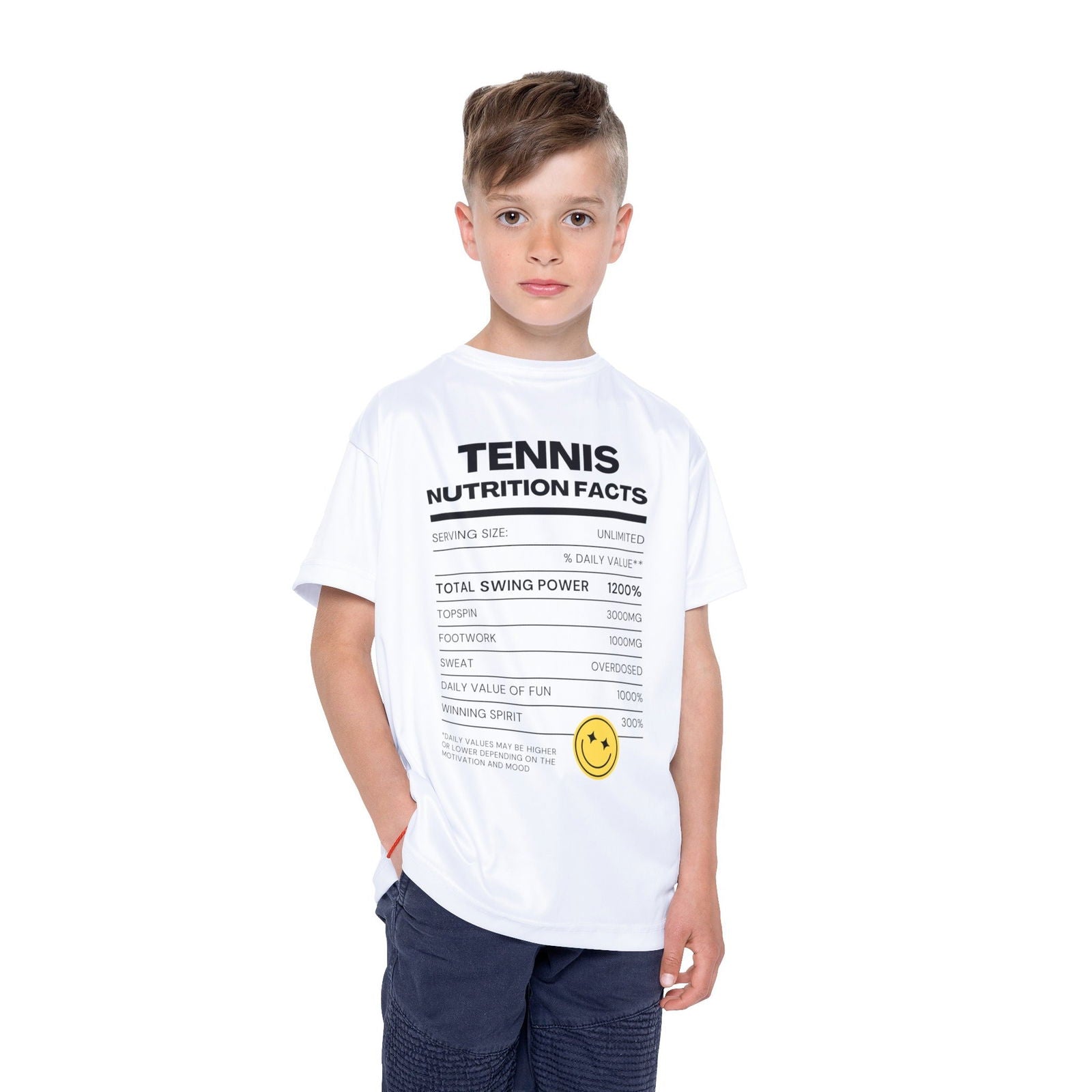 NUTRITION FACTS - Kids Tee - GRANDSLAM PH