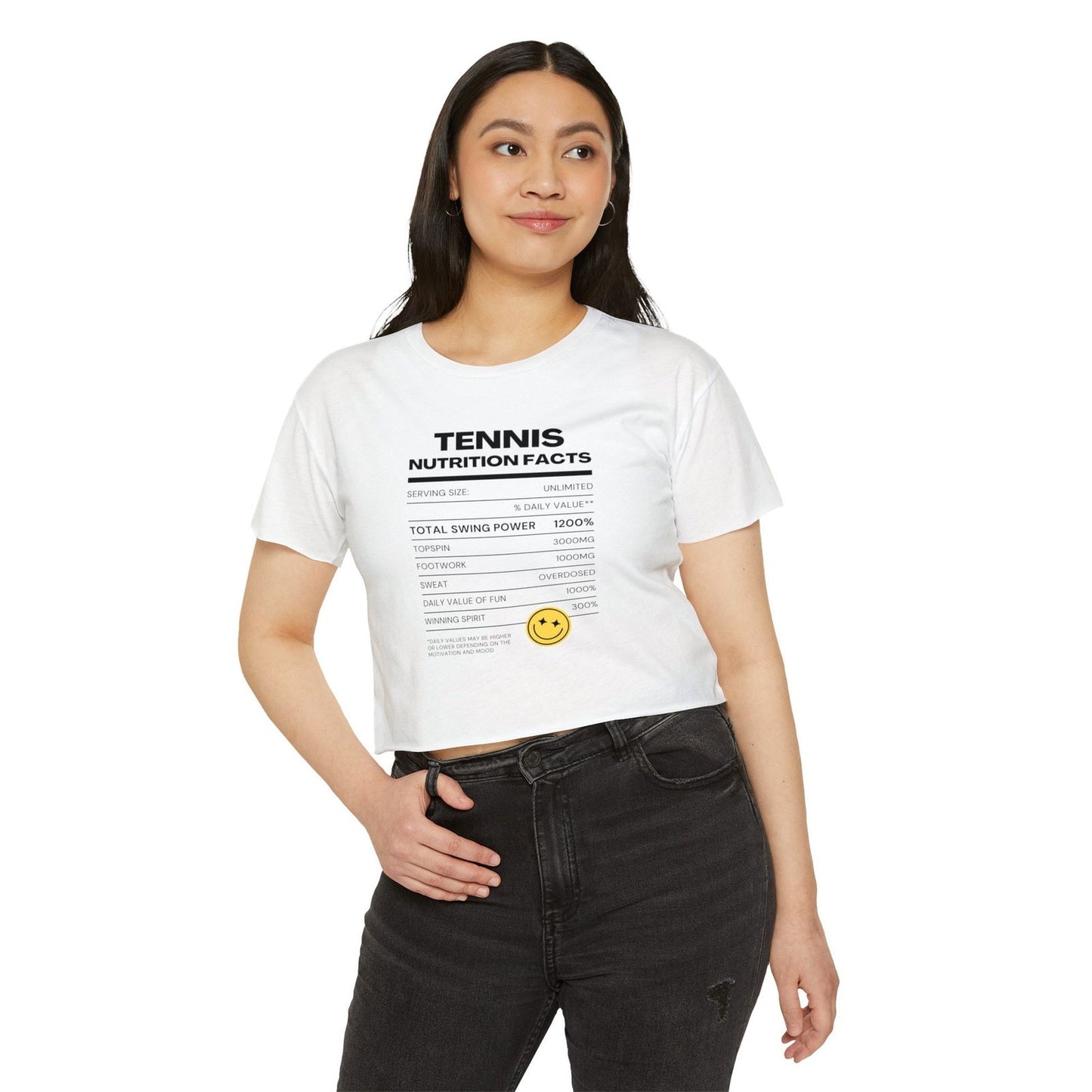 NUTRITION FACTS - Tennis Crop Top - GRANDSLAM PH
