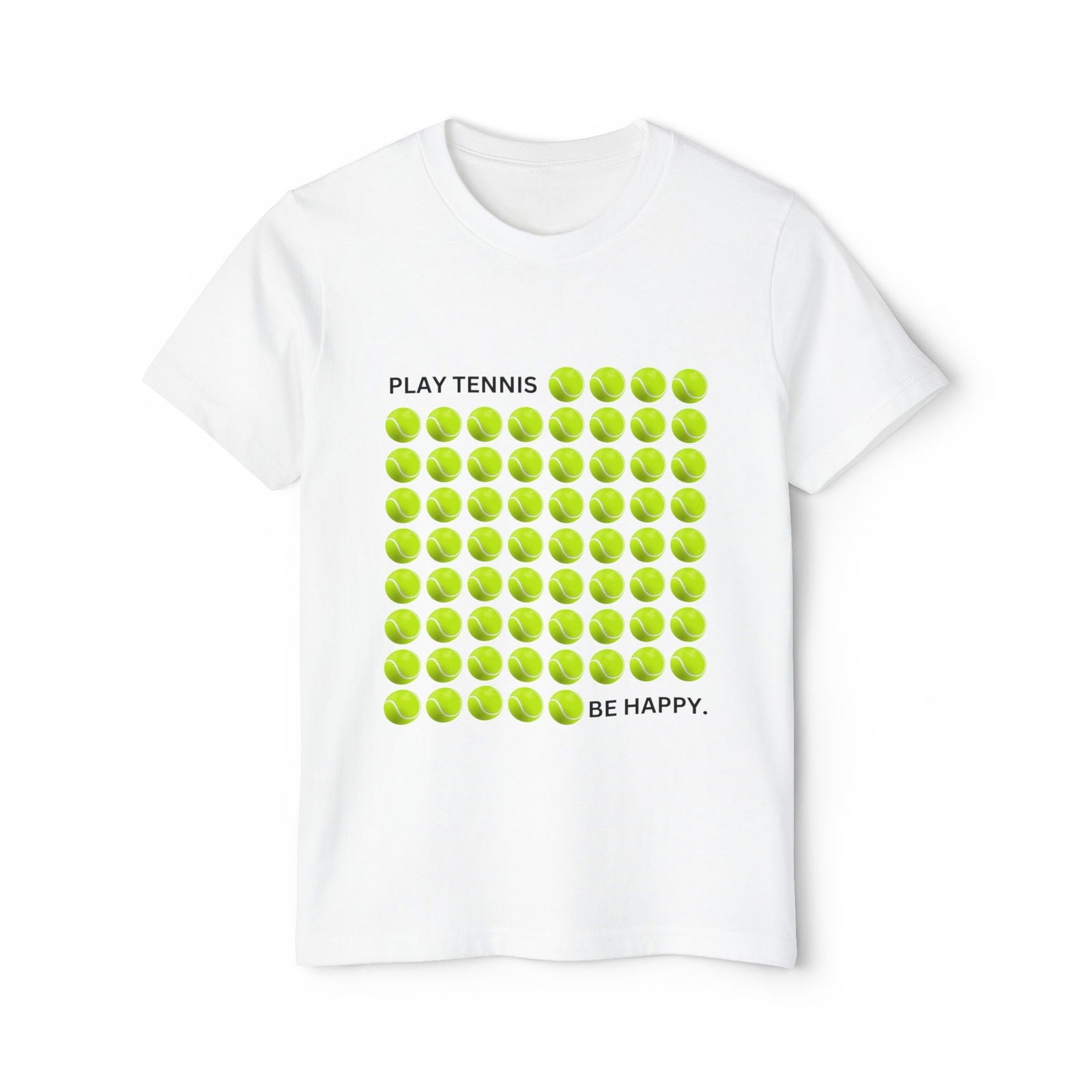PLAY TENNIS BE HAPPY  - Kids Tee - GRANDSLAM PH