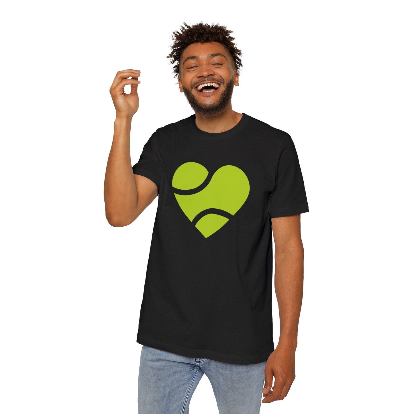 HEART - BALL - Tennis Basic Tee