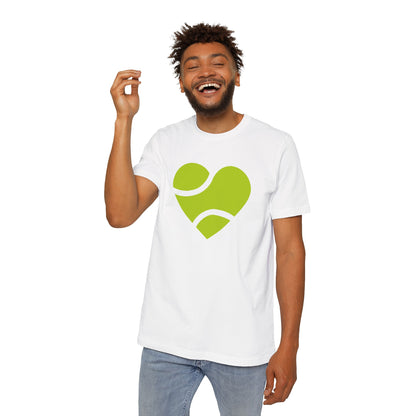 HEART - BALL - Tennis Basic Tee