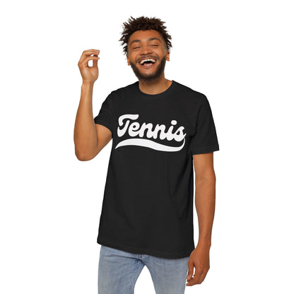 TENNIS 1 (Black & White) - Tennis Basic Tee