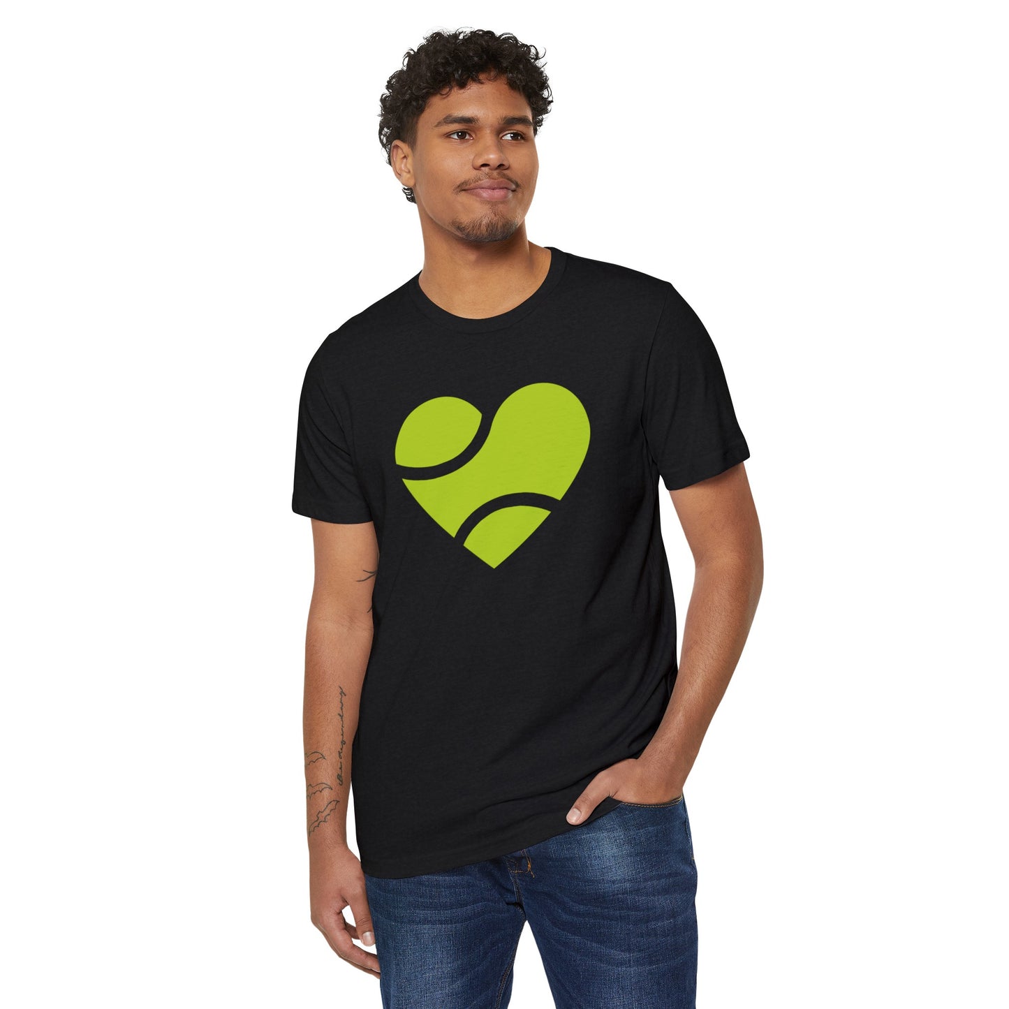 HEART - BALL - Tennis Basic Tee