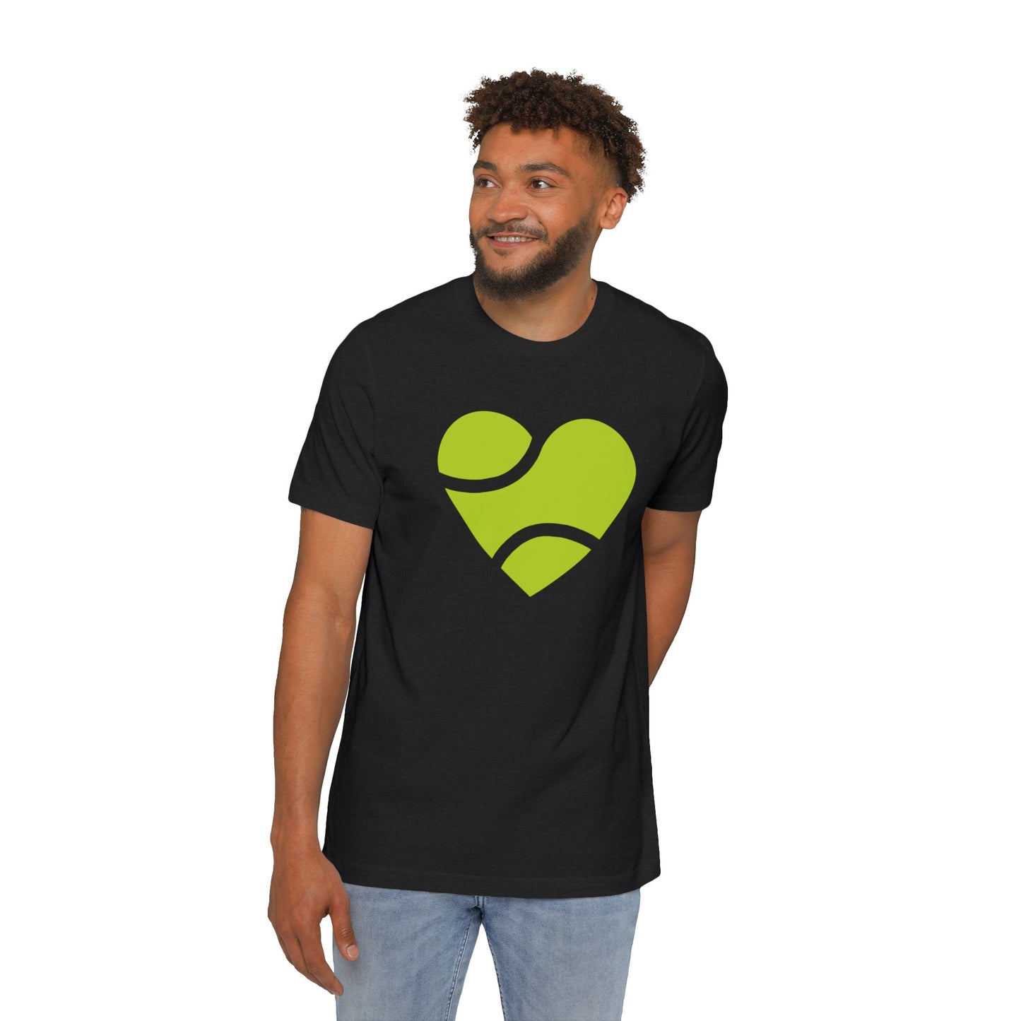 HEART - BALL - Tennis Basic Tee