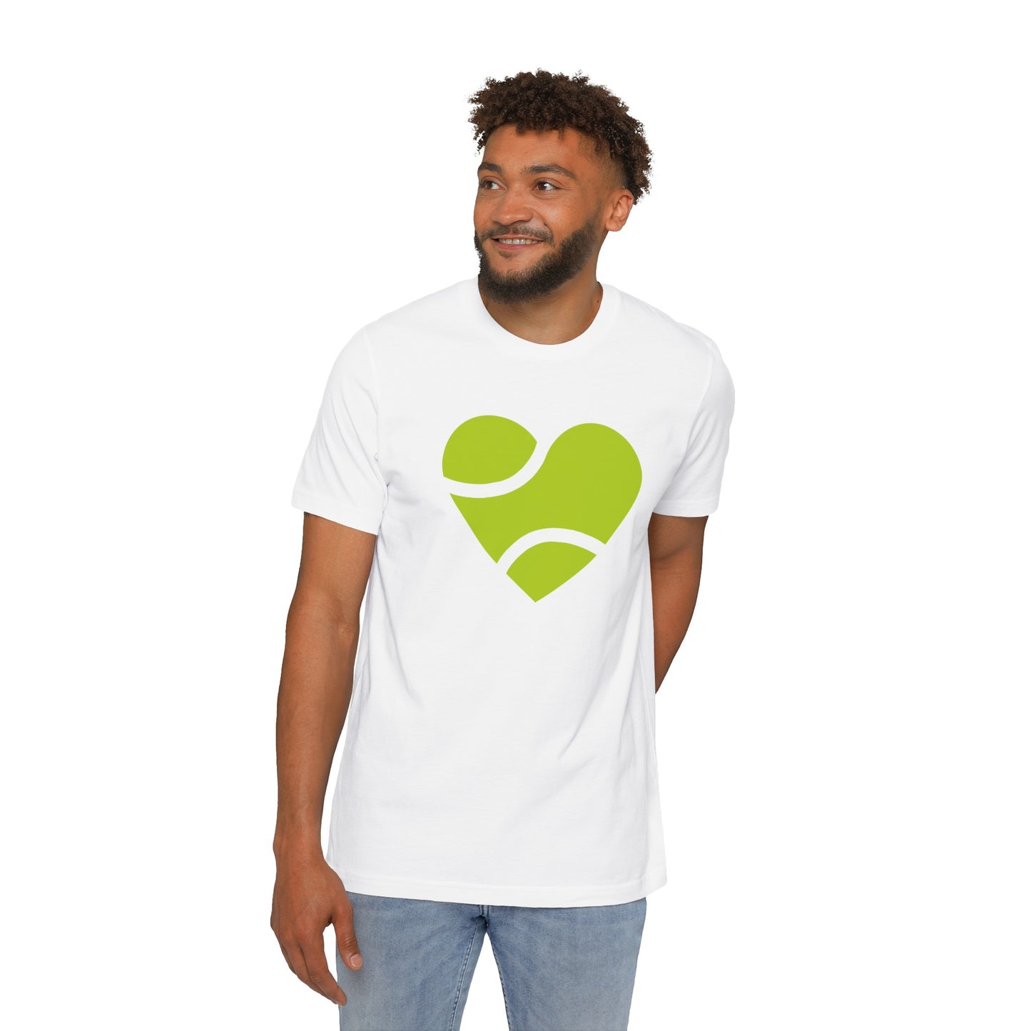 HEART - BALL - Tennis Basic Tee