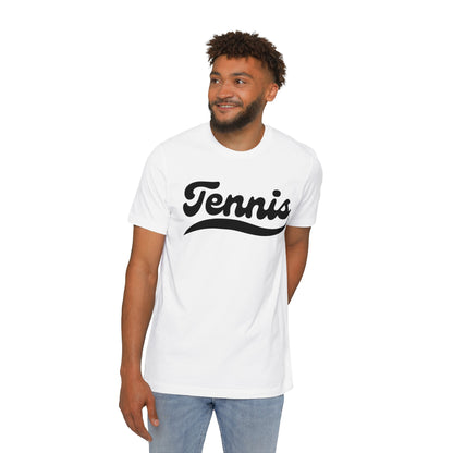 TENNIS 1 (Black & White) - Tennis Basic Tee