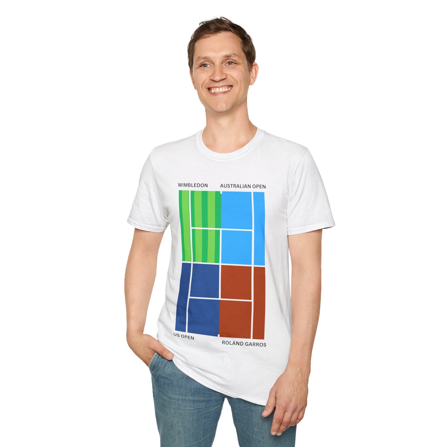 GRANDSLAM TOURNAMENTS 1 - Tennis Basic Tee