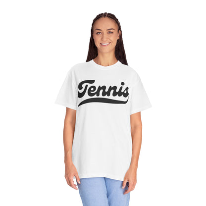 TENNIS 1 (Black & White) - Tennis Basic Tee