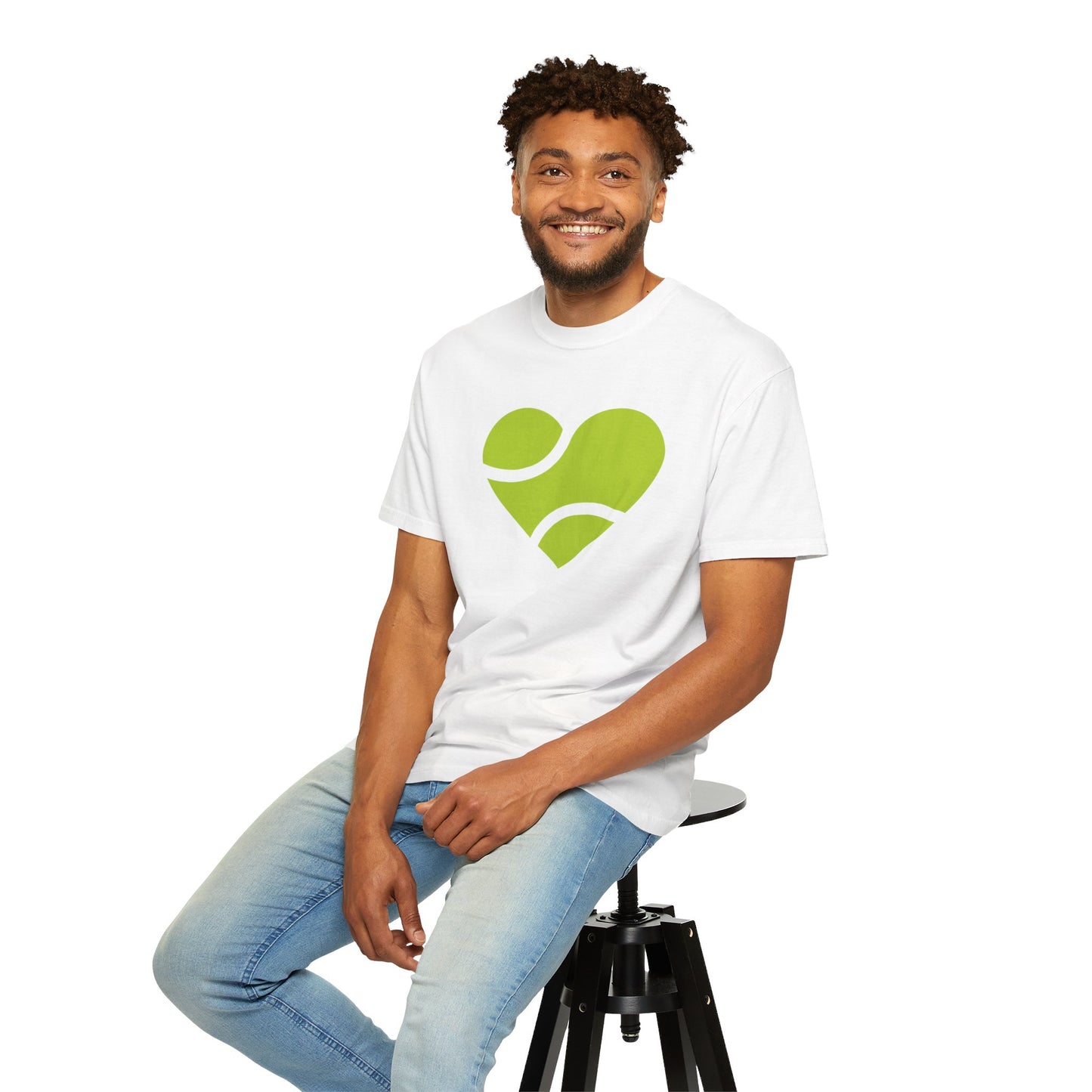 HEART - BALL - Tennis Basic Tee