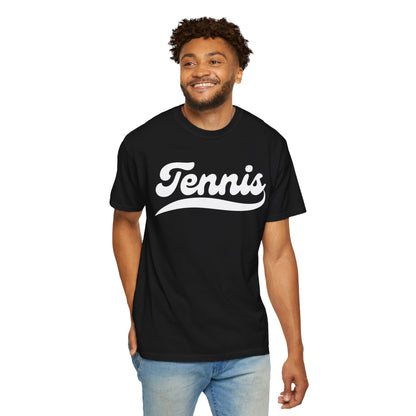 TENNIS 1 (Black & White) - Tennis Basic Tee