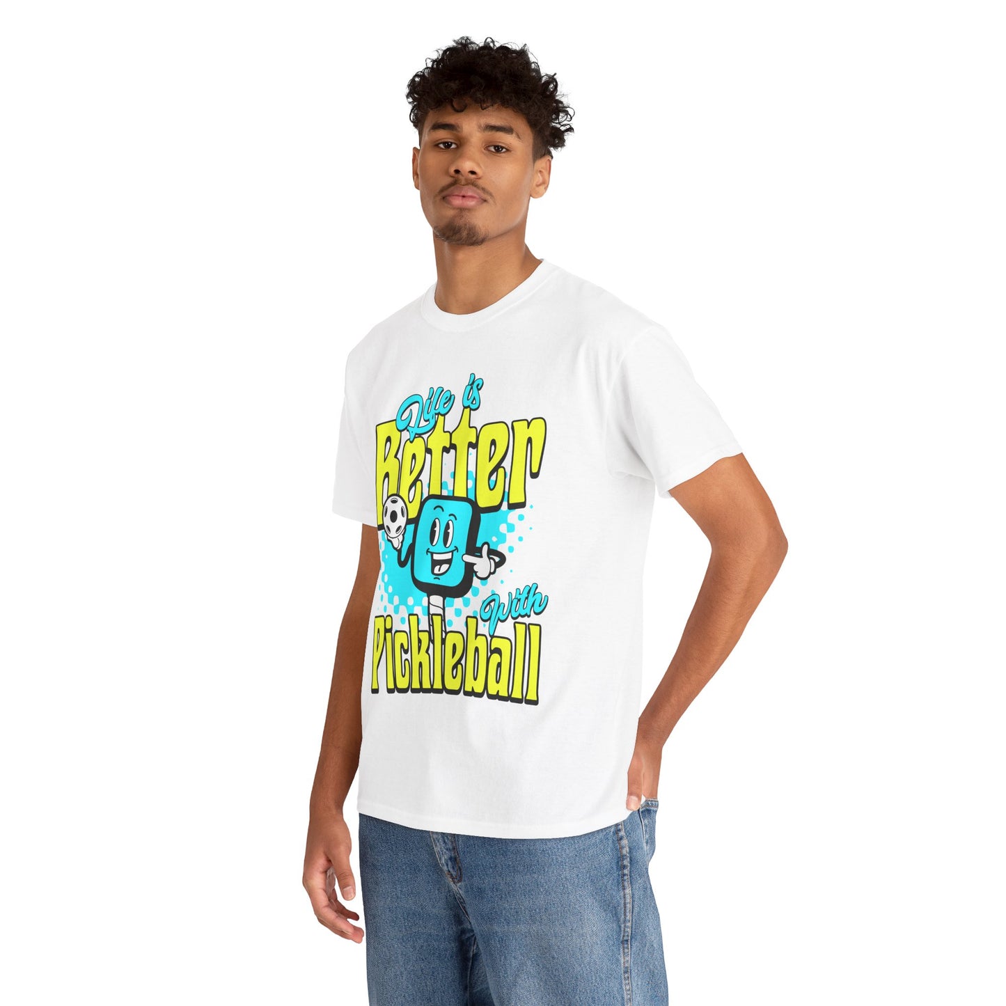 LIFE'S BETTER W/ PICKLEBALL 1 - Pickleball (Basic Tee)