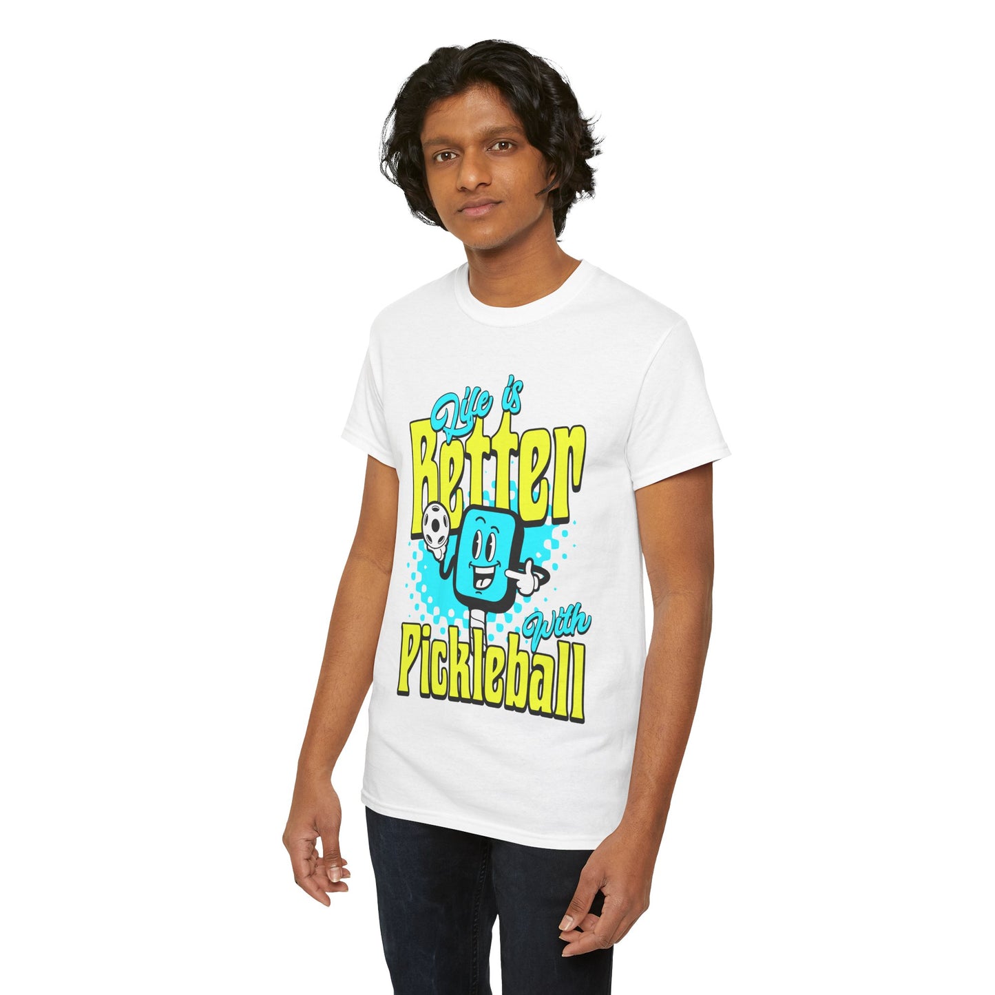 LIFE'S BETTER W/ PICKLEBALL 1 - Pickleball (Basic Tee)