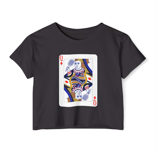 QUEEN - Tennis Crop Top - GRANDSLAM PH