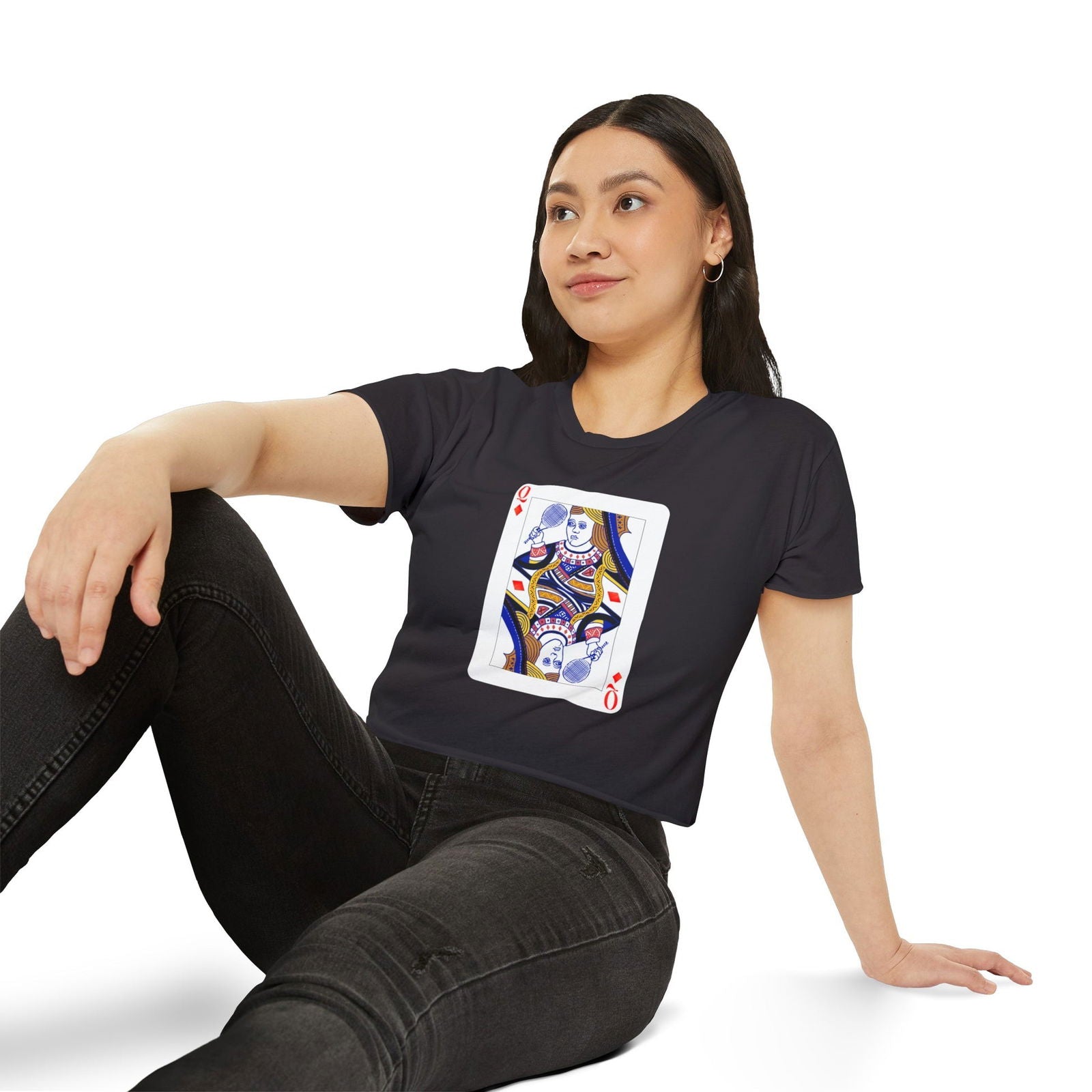 QUEEN - Tennis Crop Top - GRANDSLAM PH